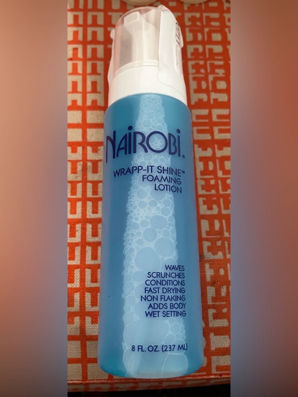 Nairobi Wrapp-It Shine Foaming Lotion - Light Blue Bottle